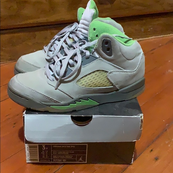jordan retro 5 neon green